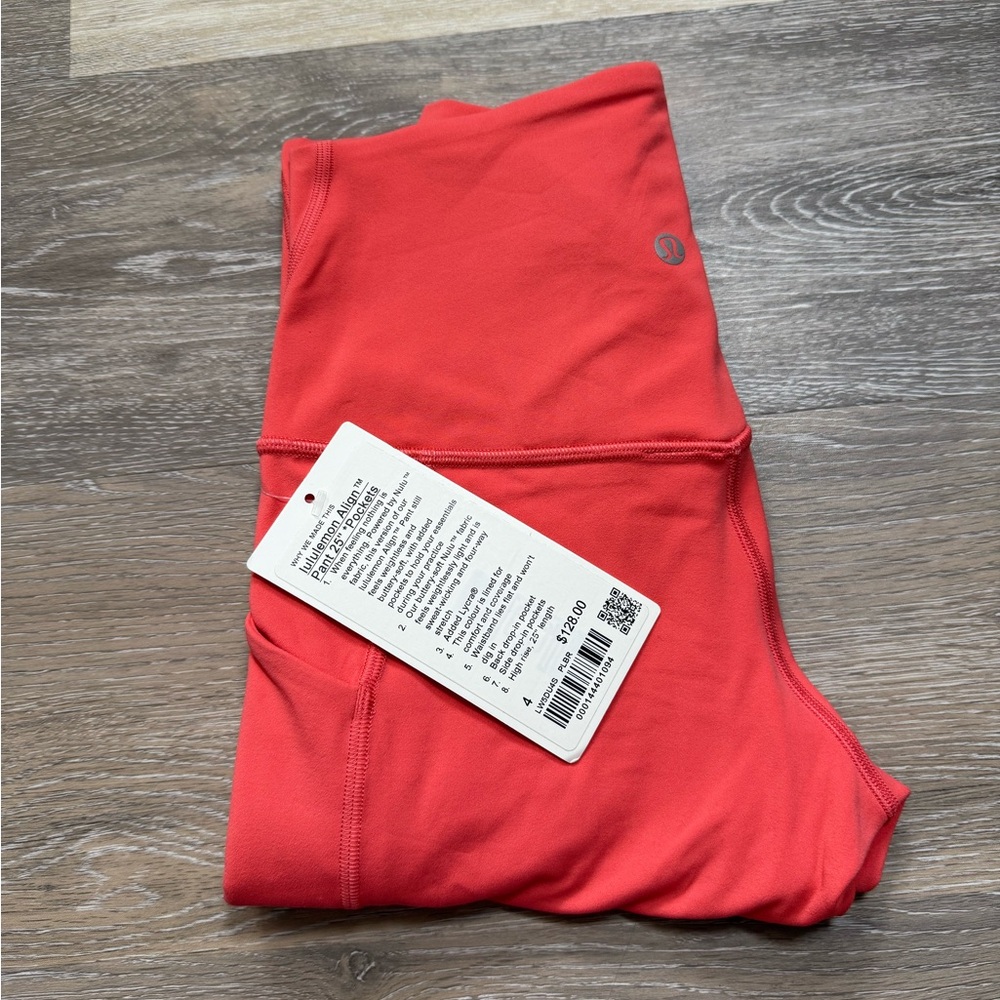 Align HR Pant with Pockets 25" Pale Raspberry